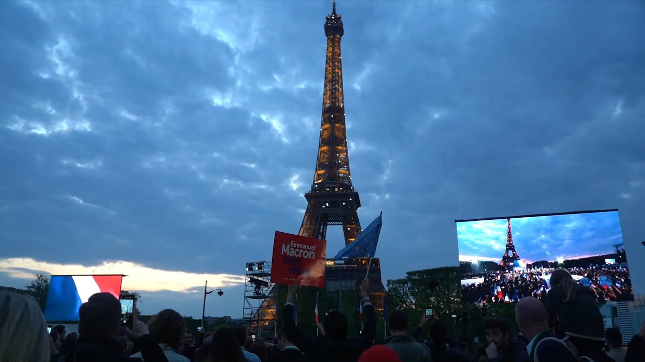 GLOBALink | Macron wins French presidential runoff: exit poll