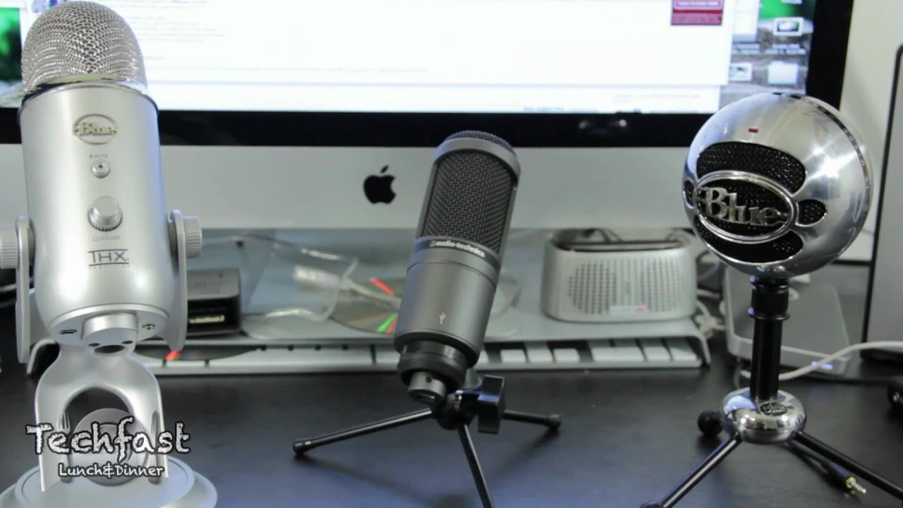 USB Mic Shootout: Review & Audio Comparison - Blue Yeti vs Snowball vs Audio Technica AT2020