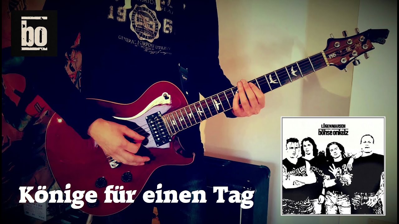 Könige für einen Tag (Böhse Onkelz) | Gitarren-Cover (Tour 2000)