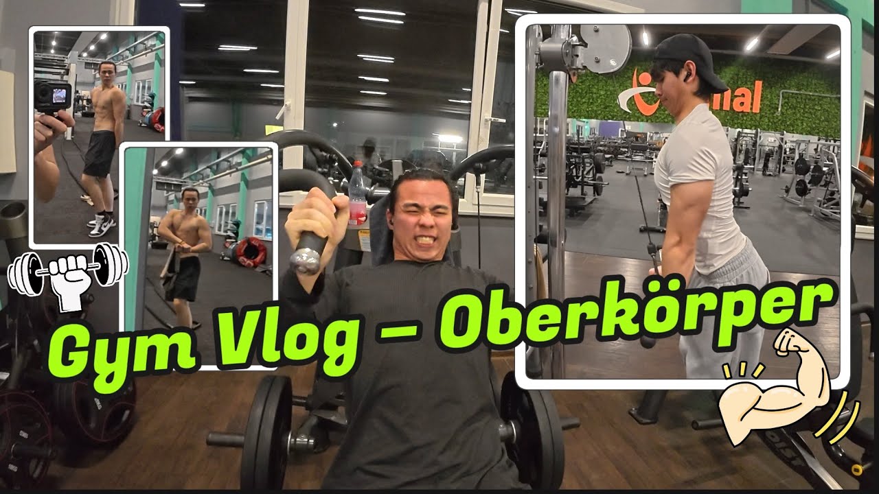 Oberkörper Tag 💪 - Gym Vlog