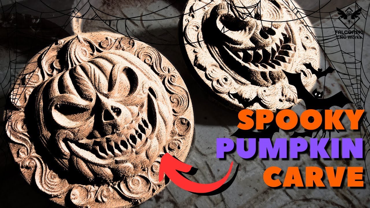 EPIC Woodworking Halloween project made with CNC router.
