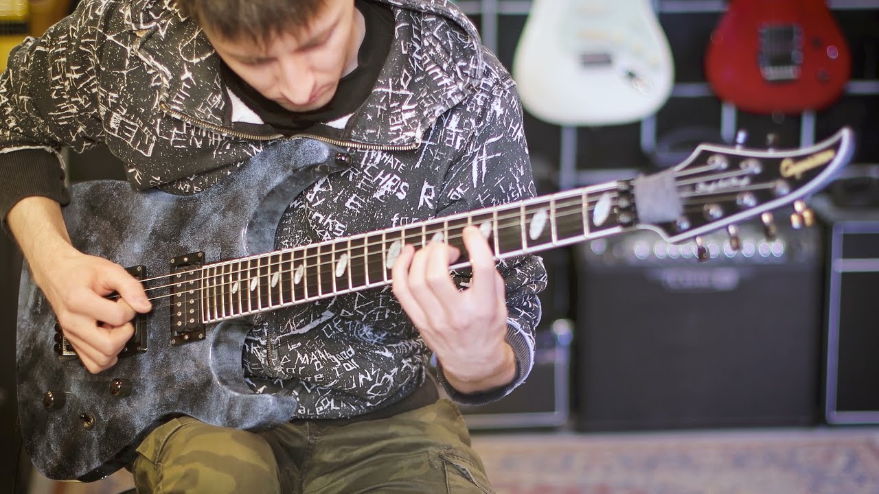 Caparison TAT II Frozen Sky Guitar Demo (Clean, Dist)