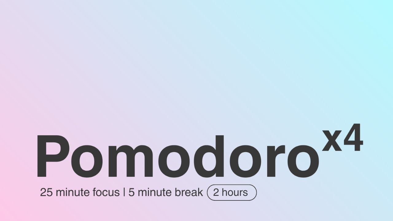 𝐂𝐨𝐭𝐭𝐨𝐧 𝐂𝐚𝐧𝐝𝐲 🫧🍬💭 | 2 Hr Pomodoro focus timer | 25/5 x4 | ADHD | No Music ♫