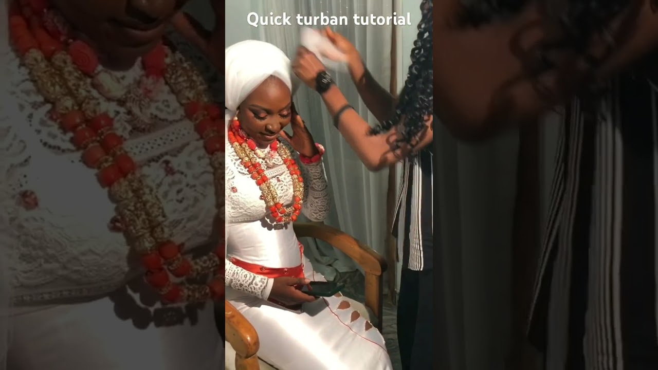 Turban tutorial, watch the full video on my channel #gelestyles #trendy #turban #tutorial #scarf