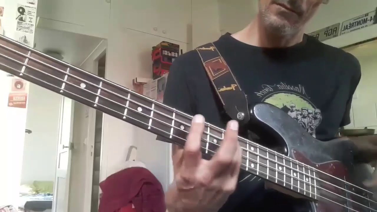 Indifférence (Tony Murena). Bass cover