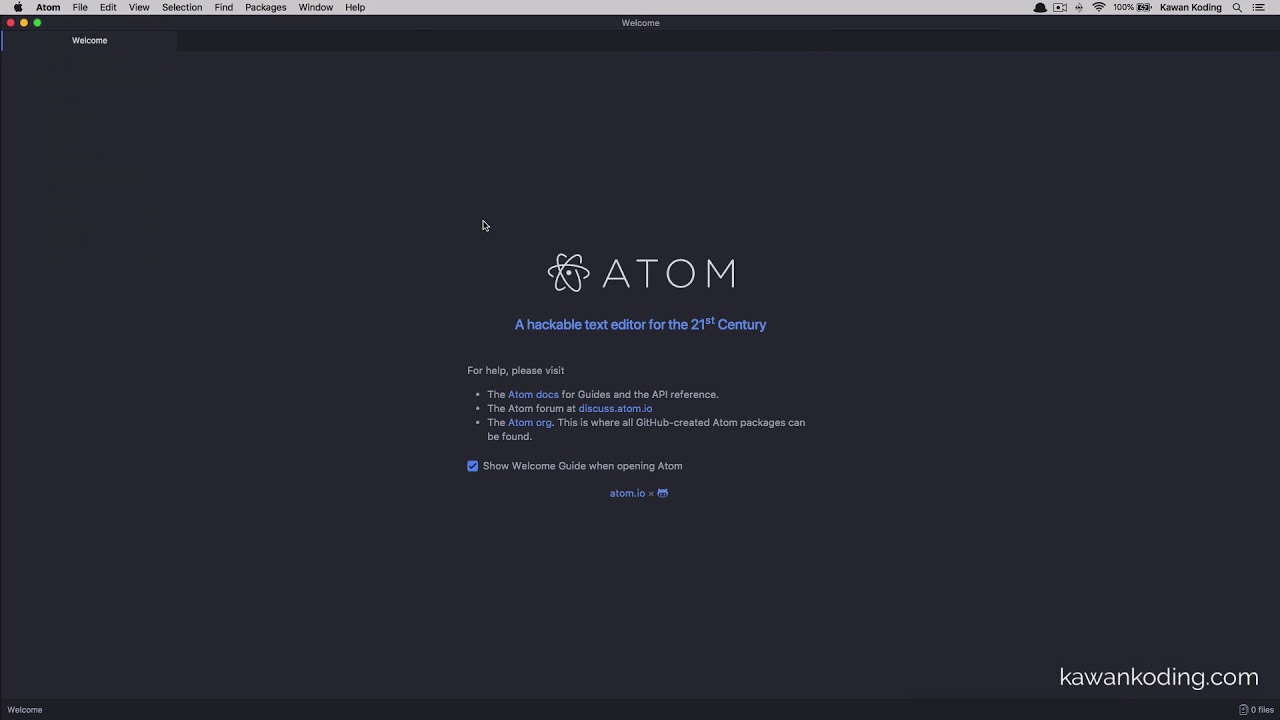 02 Atom Text Editor - Kenalan dengan Atom  [Bahasa]