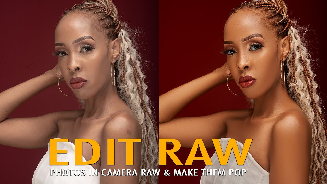 Edit Raw Photos & Make Them Pop In Photoshop | Camera Raw & Lightroom Color Grading Tutorial