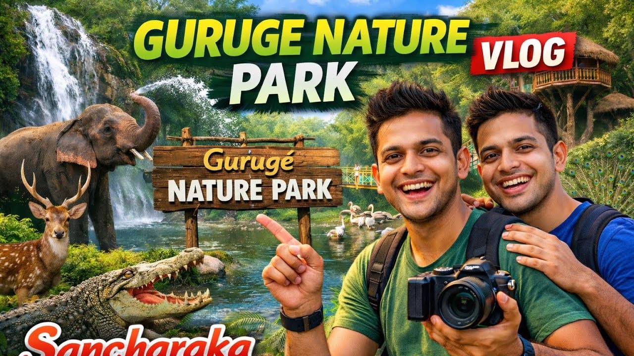 One Day Trip to Guruge Nature Park | Sri Lanka Travel Vlog 🌴 #travel #gurugenaturepark 