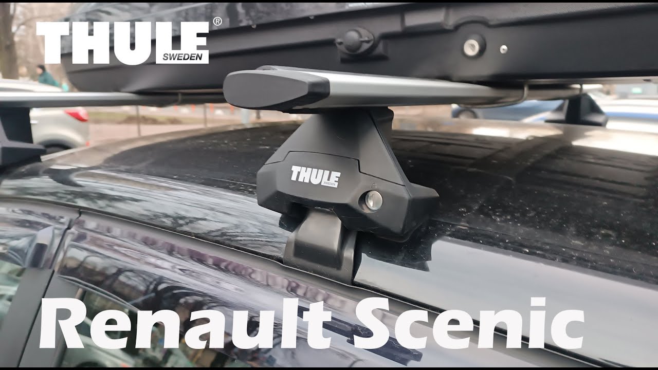 Багажник на крышу Thule Wingbar Evo на Renault Scenic без рейлингов
