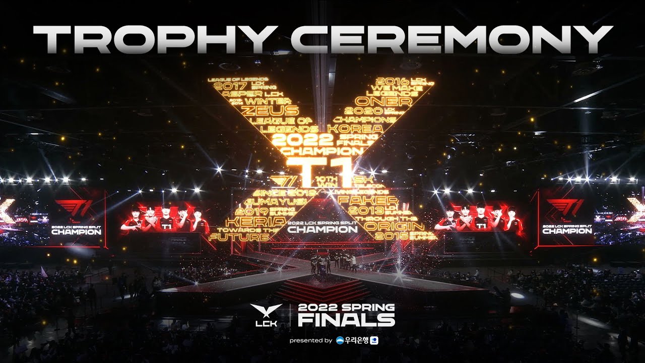 결승 인터뷰 & 트로피 세리머니 | 2022 LCK 스프링 스플릿 결승