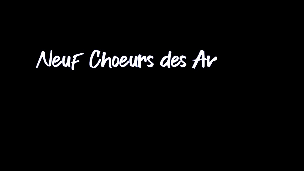 Titre: Tokomona Ebale Mbonge solo,Neuf chœurs des anges
