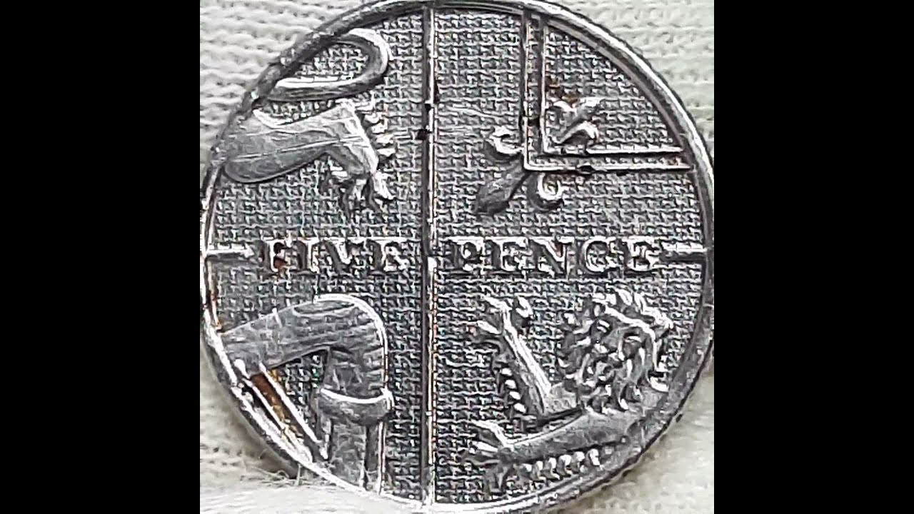 FIVE PENCE 2012. United Kingdom. Цена стоимость монеты разновидности 