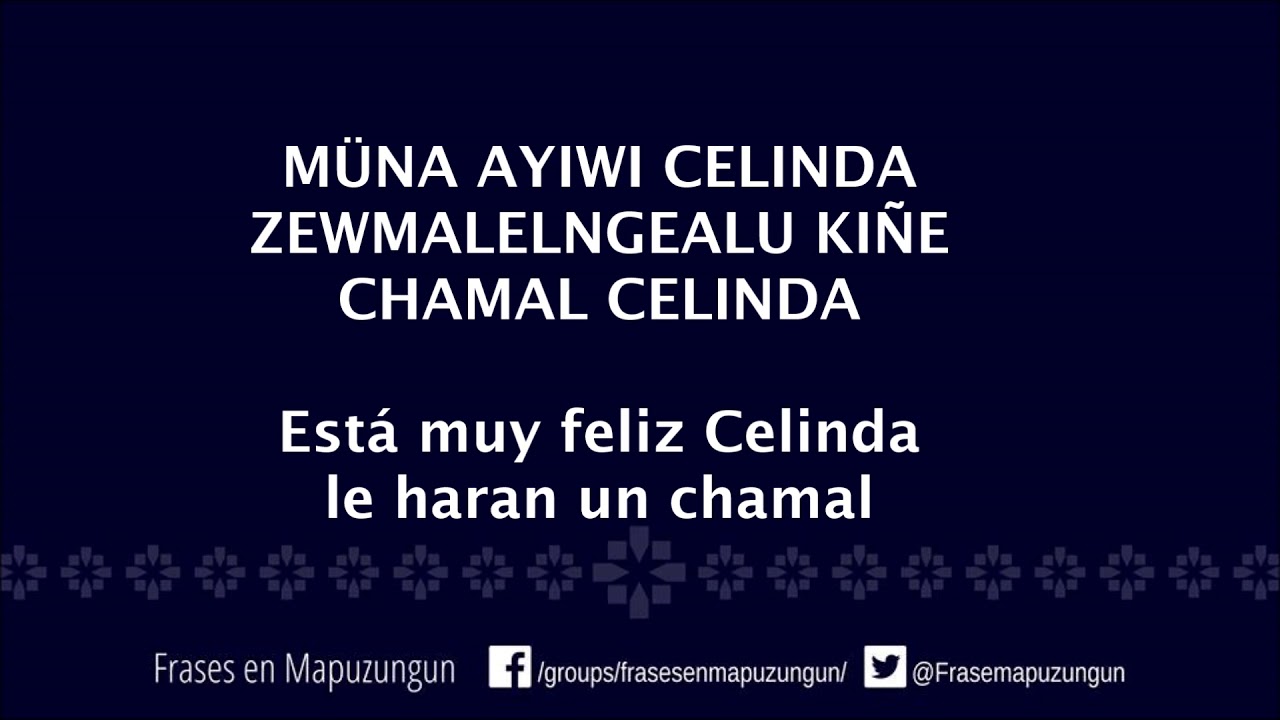 Celinda, canto tradicional Mapuche