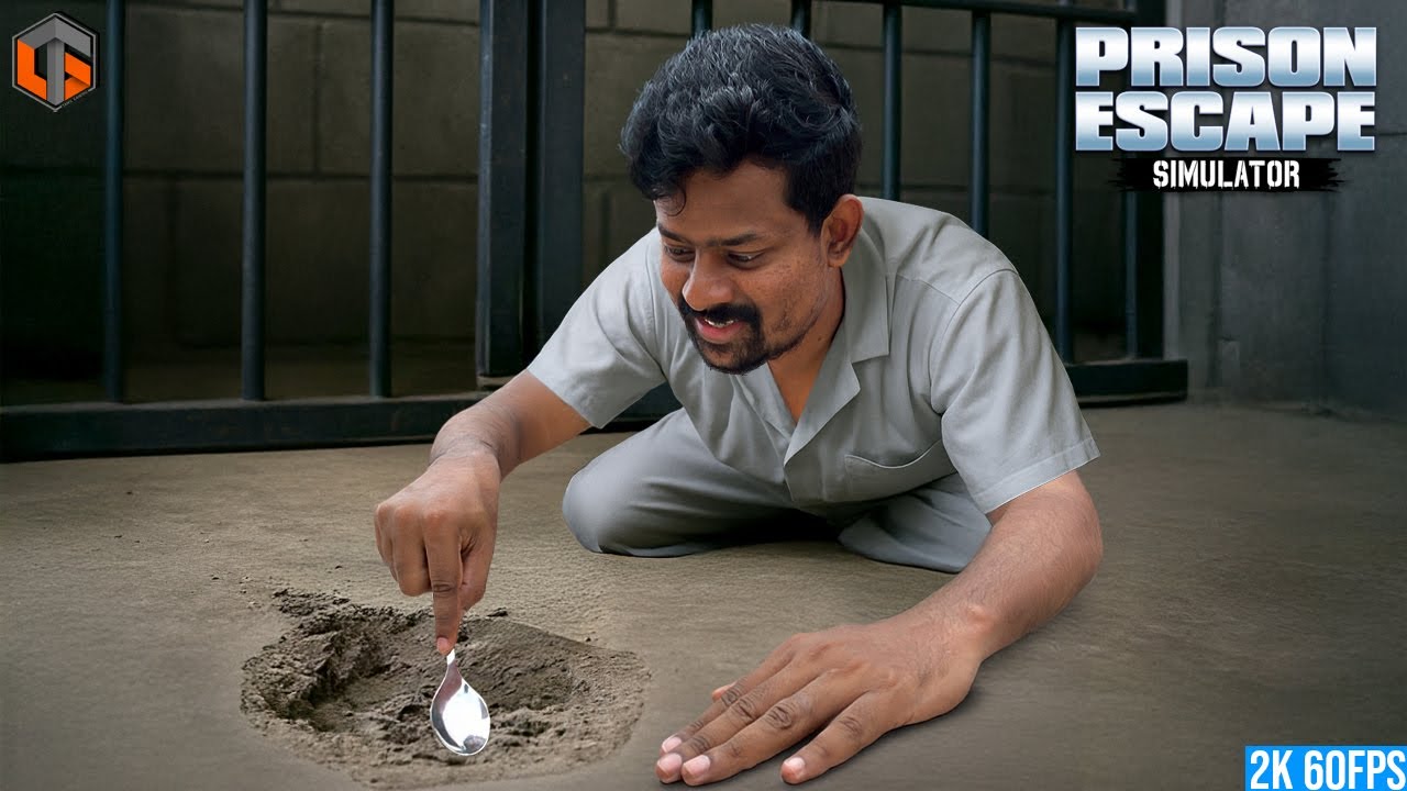 கைதி முருகேசன் PRISON ESCAPE SIMULATOR DIG OUT #1 Live Tamil Gaming