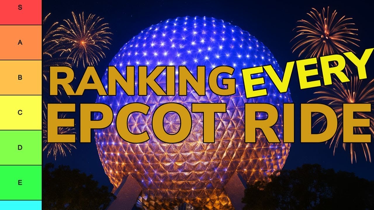 Ranking EVERY Ride at EPCOT  (Our Ultimate Tier List)