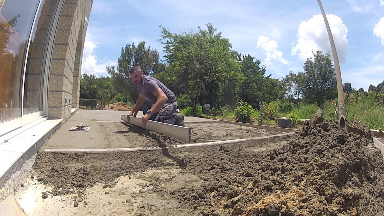 chape pour carrelage de terrasse