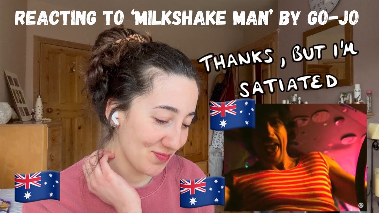 AUSTRALIA EUROVISION 2025 - REACTING TO ‘MILKSHAKE MAN’ BY GO-JO (FIRST LISTEN)