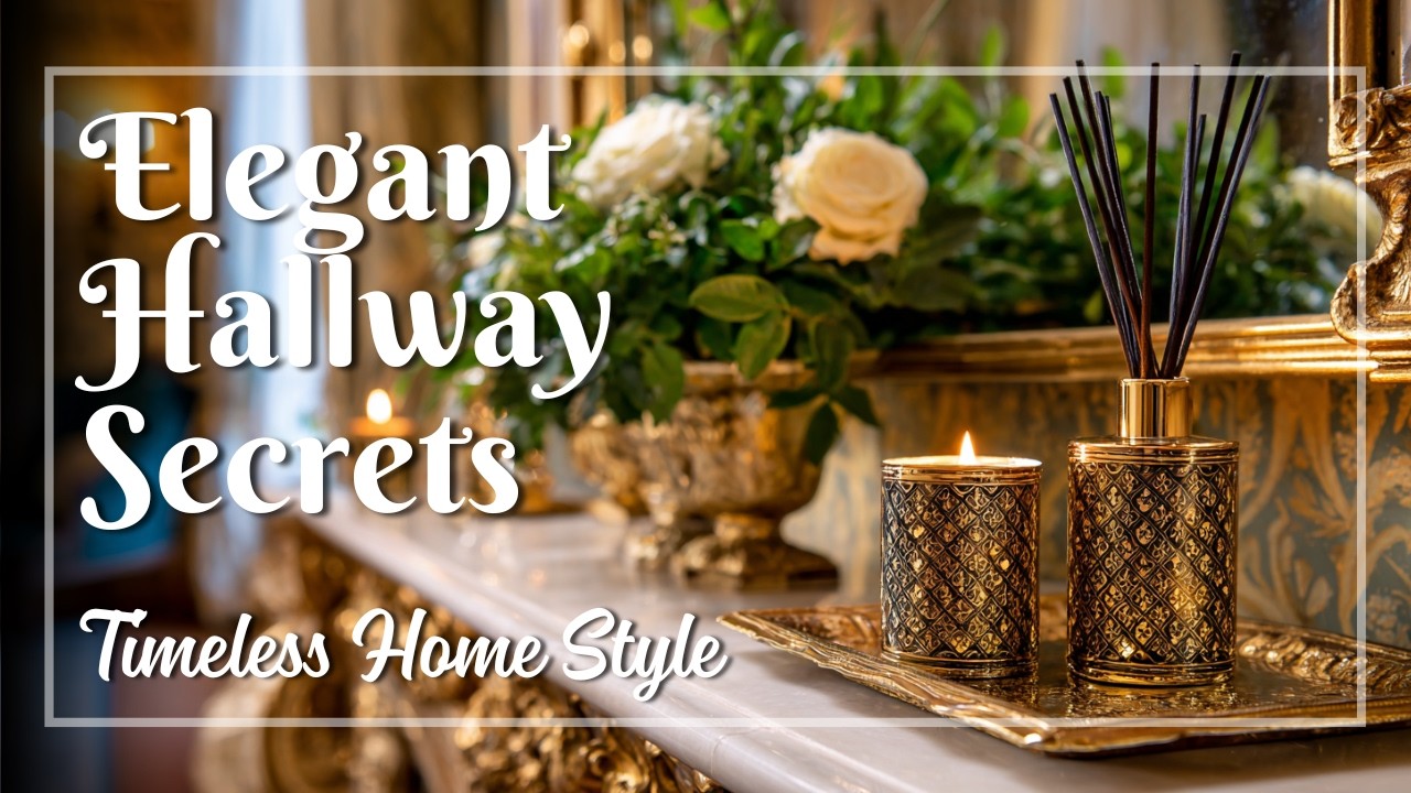 Vintage Hallway Decor with Refined Drama 🖼️ Can Small Spaces Feel This Grand