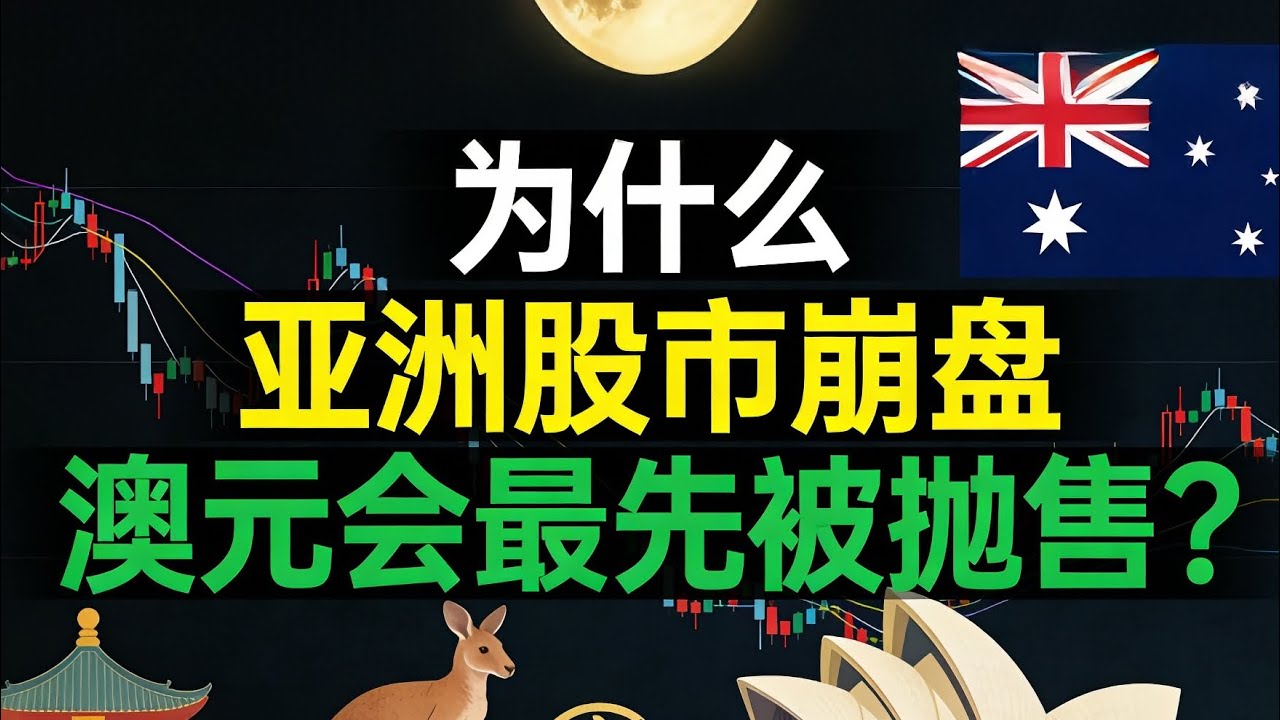 亞洲股市全面下跌：為什麼澳元會成為下一個被拋售的風險資產？2026 深度解析與投資策略 ｜Asia Market Crash｜AUD Next to Sell Off｜賺錢角度
