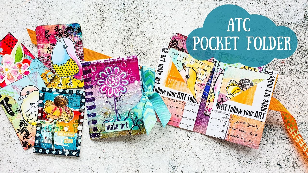 ATC Pocket Folder Folio from One Sheet of Paper