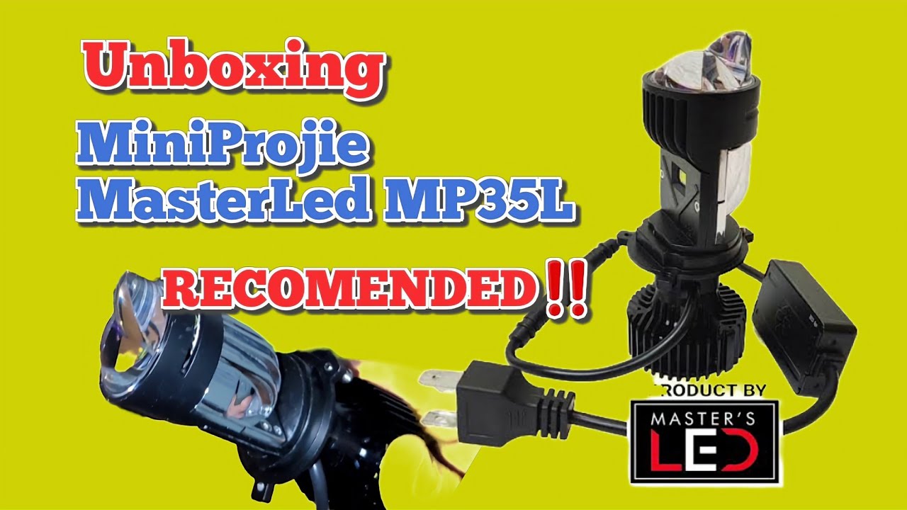 Unboxing Mini Projie Biled Projector H4 MasterLed MP35L #dekwawan #shorts #projie #led