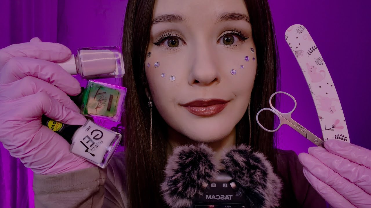 ASMR Anti-Stress Маникюр Ролевая игра / Manicure Personal Attention