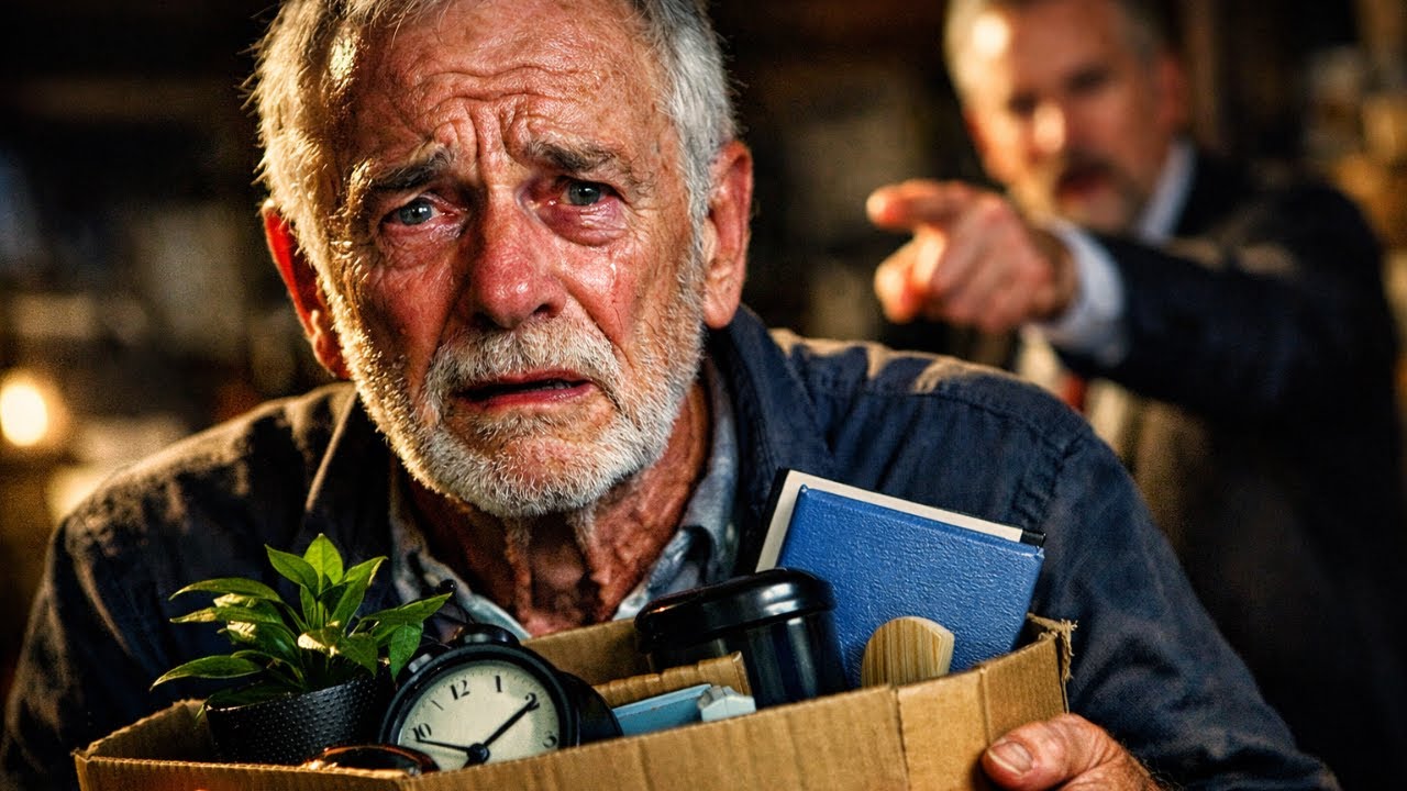 Funcionário idoso é mandado embora após anos de serviço, mas algo inesperado acontece.