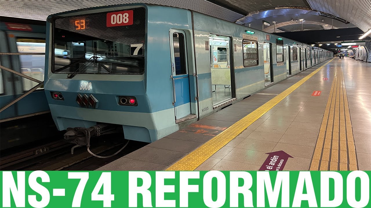 Metro De Santiago | Quinto Tren NS-74 Reformado
