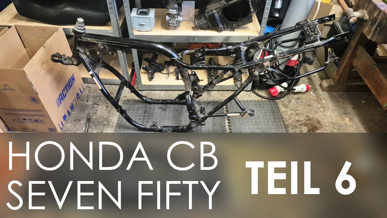 Honda CB SevenFifty - Revision - Teil 6 - Demontage restlicher Anbauteile und Schwinge