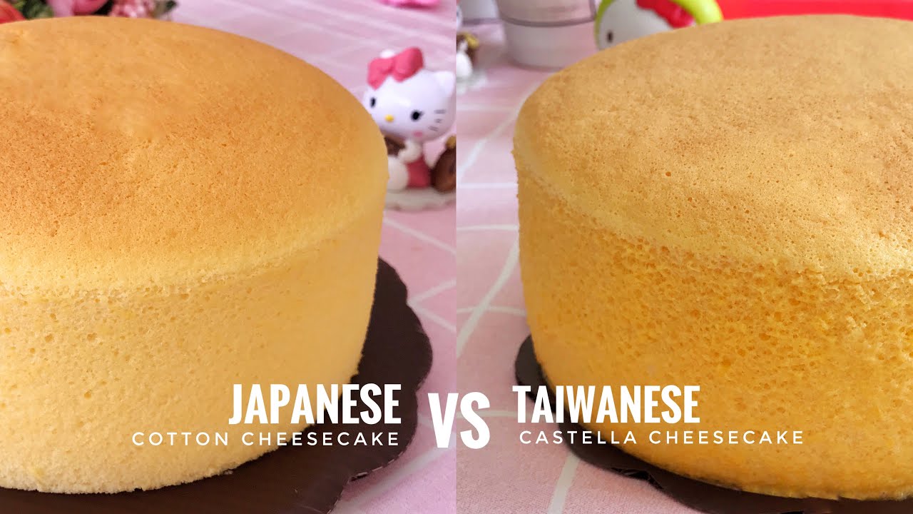 JAPANESE COTTON CHEESECAKE VS TAIWANESE CASTELLA CAKE | Beda atau Sama?