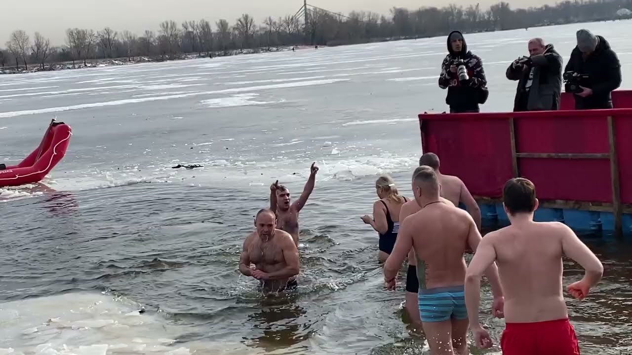 The Icy Rituals of Ukrainian Epiphany: Exploring a Unique Winter Tradition #epiphany  #bathing