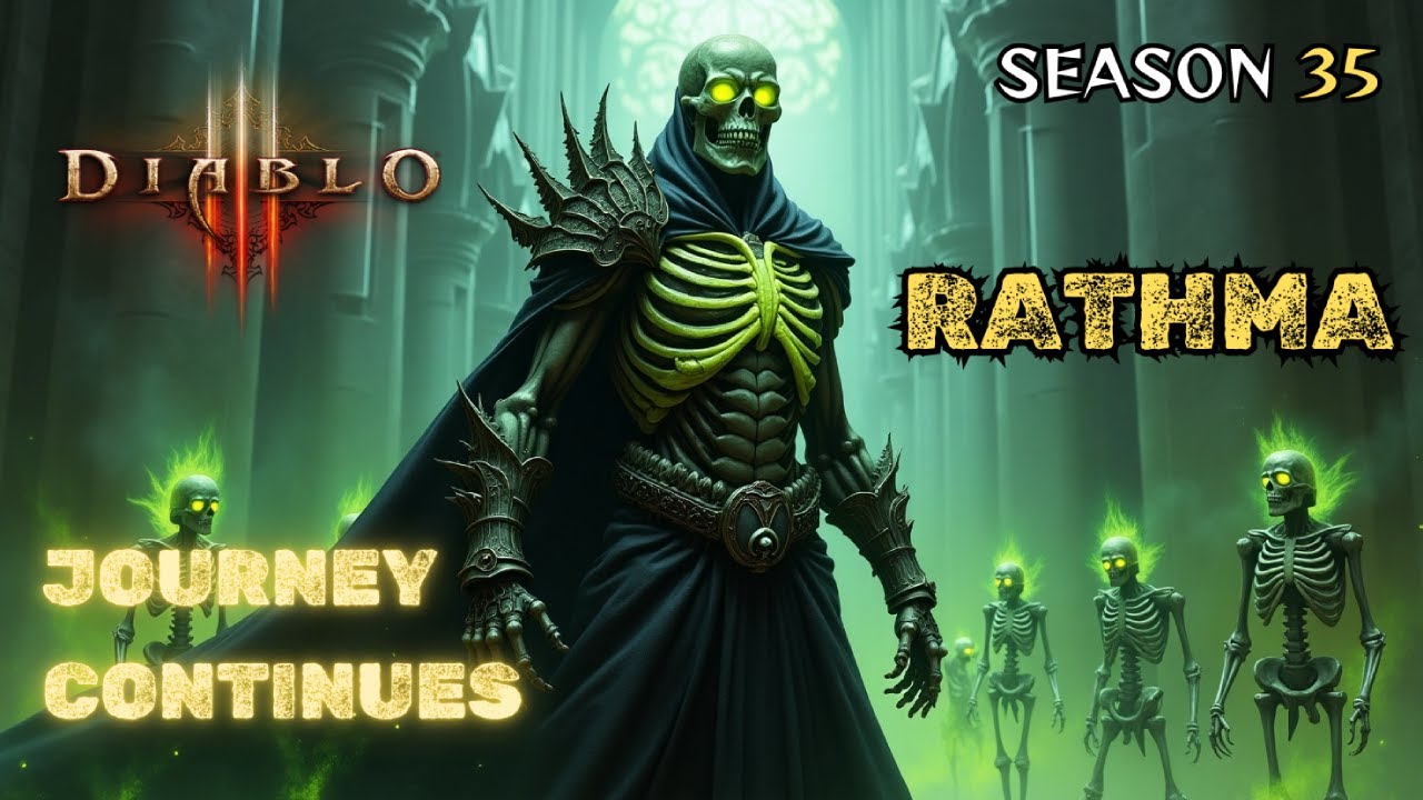 Diablo 3 Season 35 – Rathma Necromancer Grind Continues | Part 4