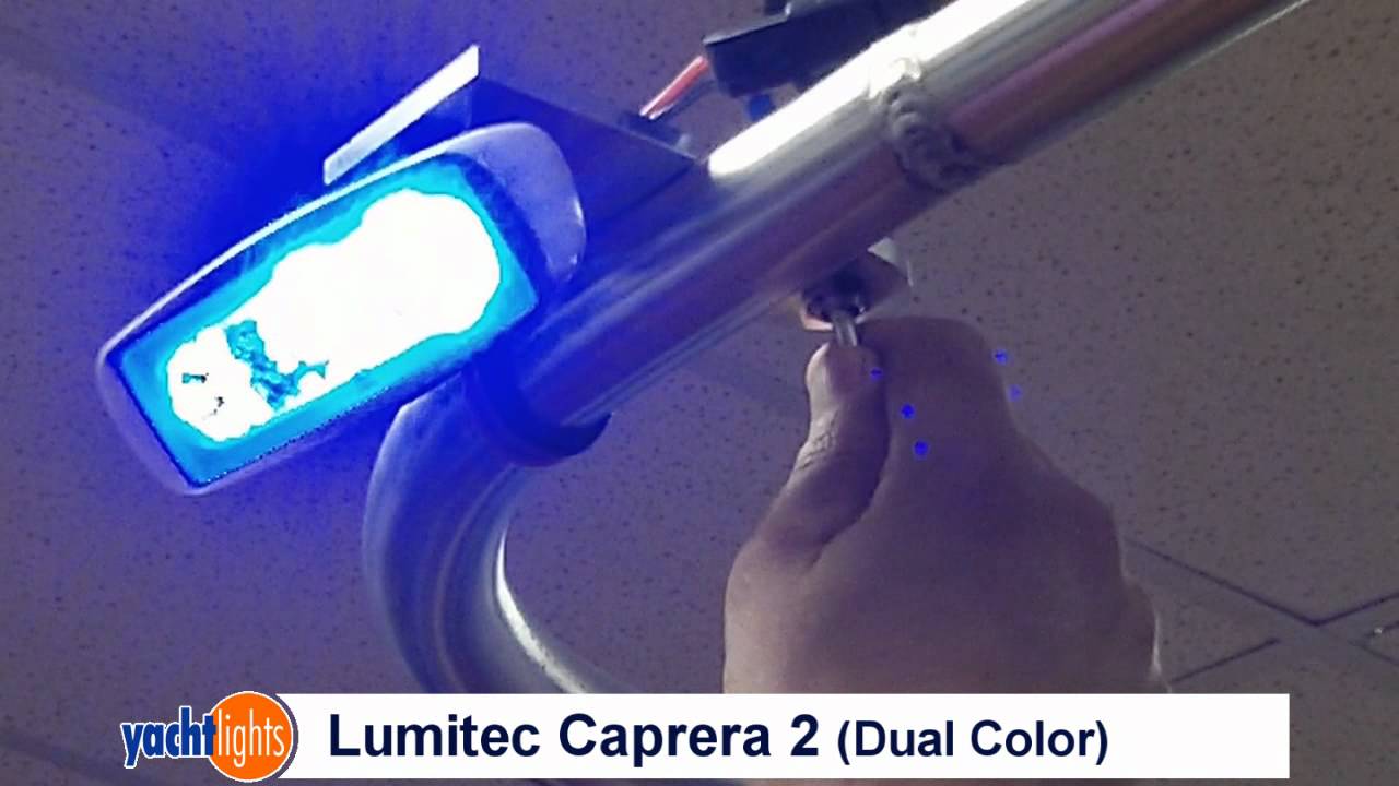 Lumitec Caprera 2 Dual-Color LED Spreader Light by Yachtlights.com