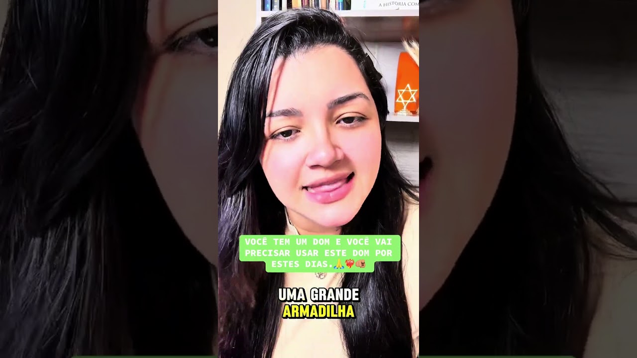 Você tem um dom e você vai precisar dele por esses dias.🙏🫵🏽❤️‍🔥⚠️