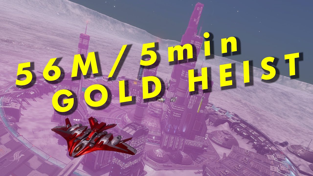 Protecting the GOLD HEIST in Open | Elite Dangerous
