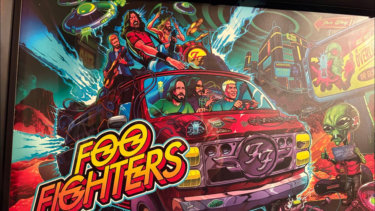 FRIDAY NIGHT FLIPS!  Foo Fighters (Full length) Wizard Mode Completion! #retrogaming #sternpinball 