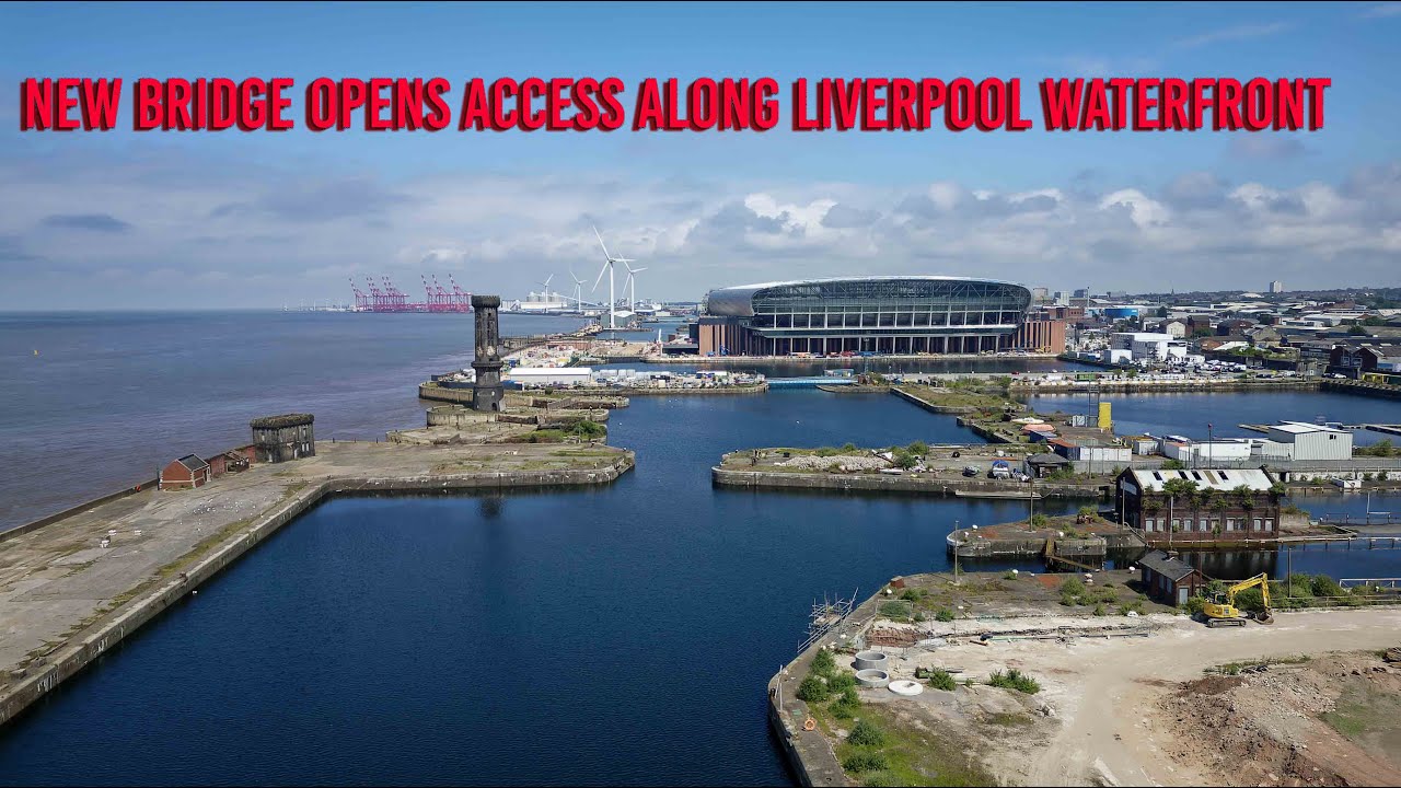New bridge opens access along Liverpool waterfront