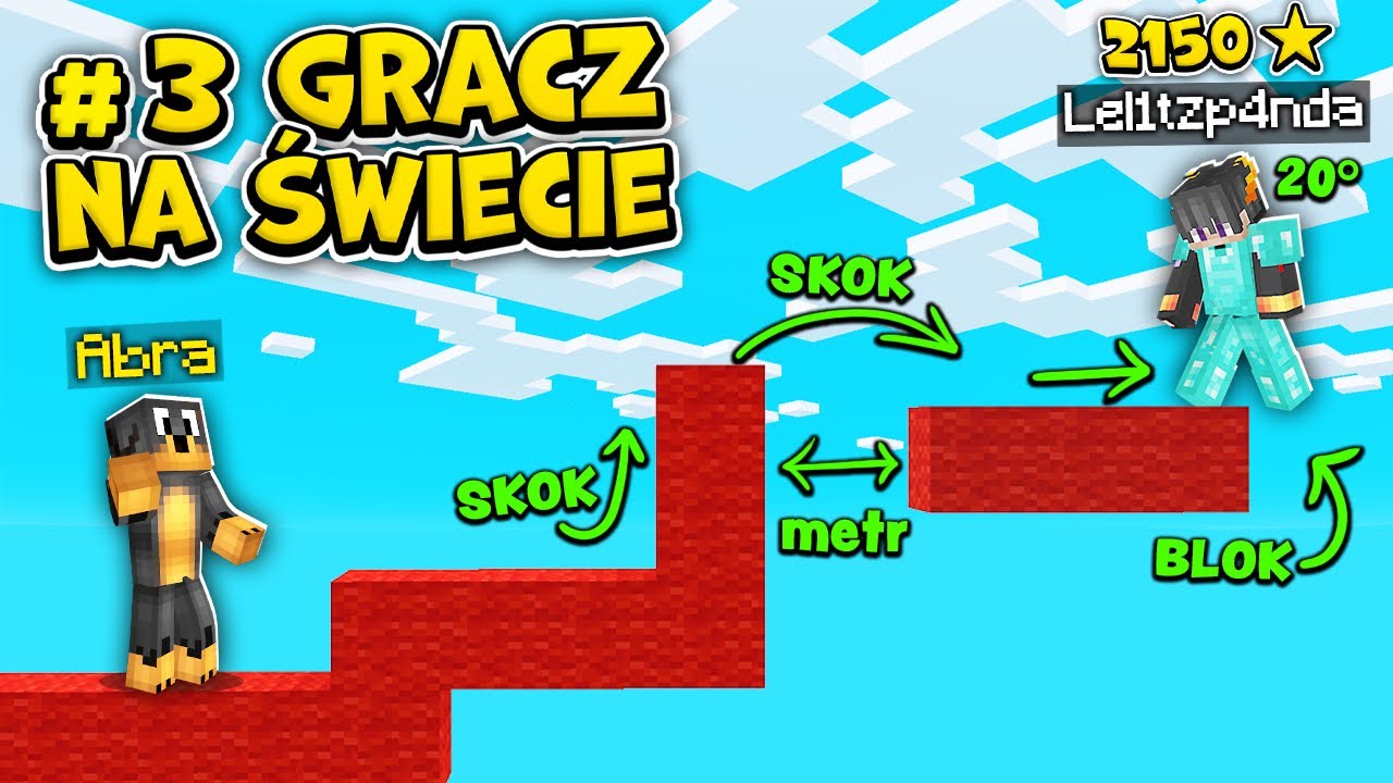 #3 GRACZ ŚWIATA UCZY MNIE jak GRAĆ w BED WARS! 😱 (łatwy trik)