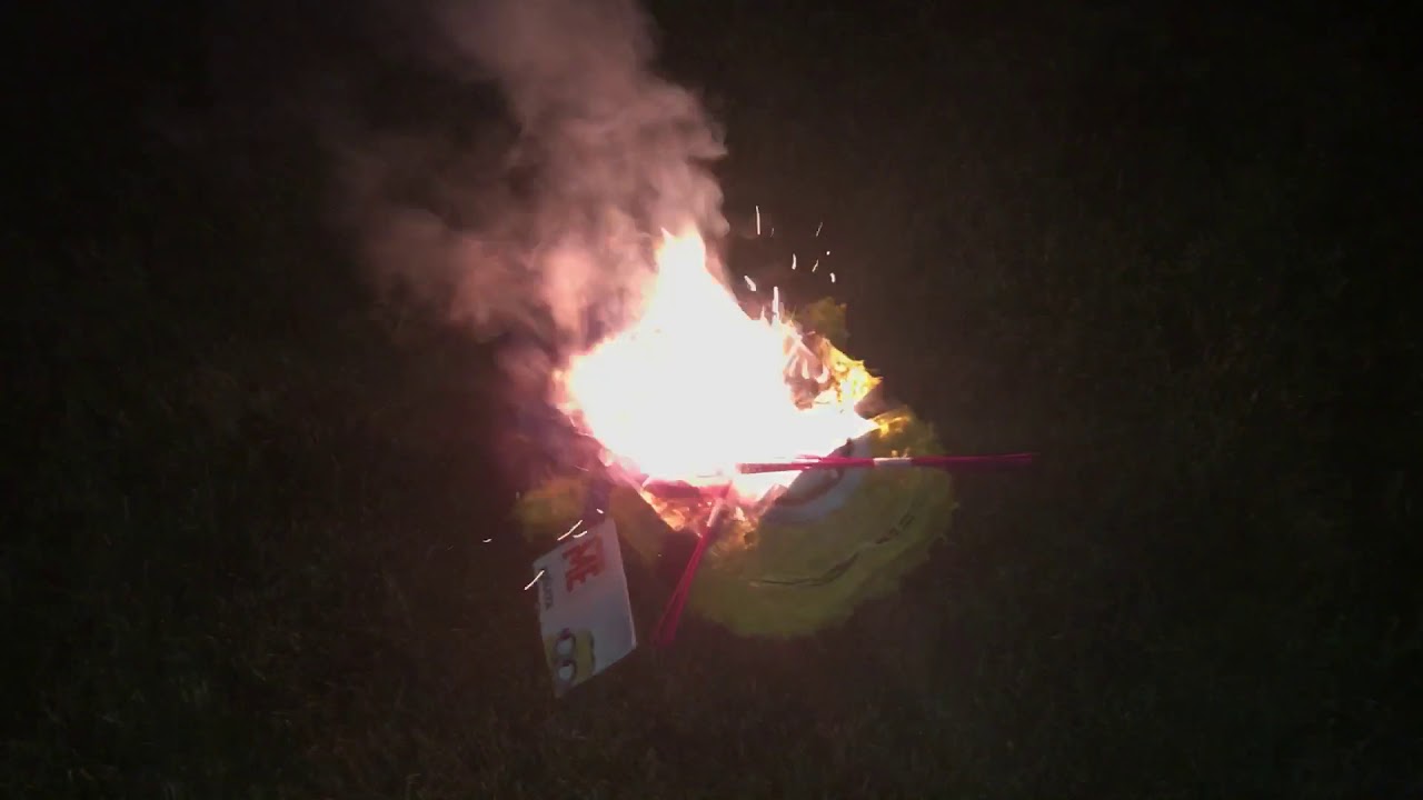 #UniteTheRight BURNING PROTEST