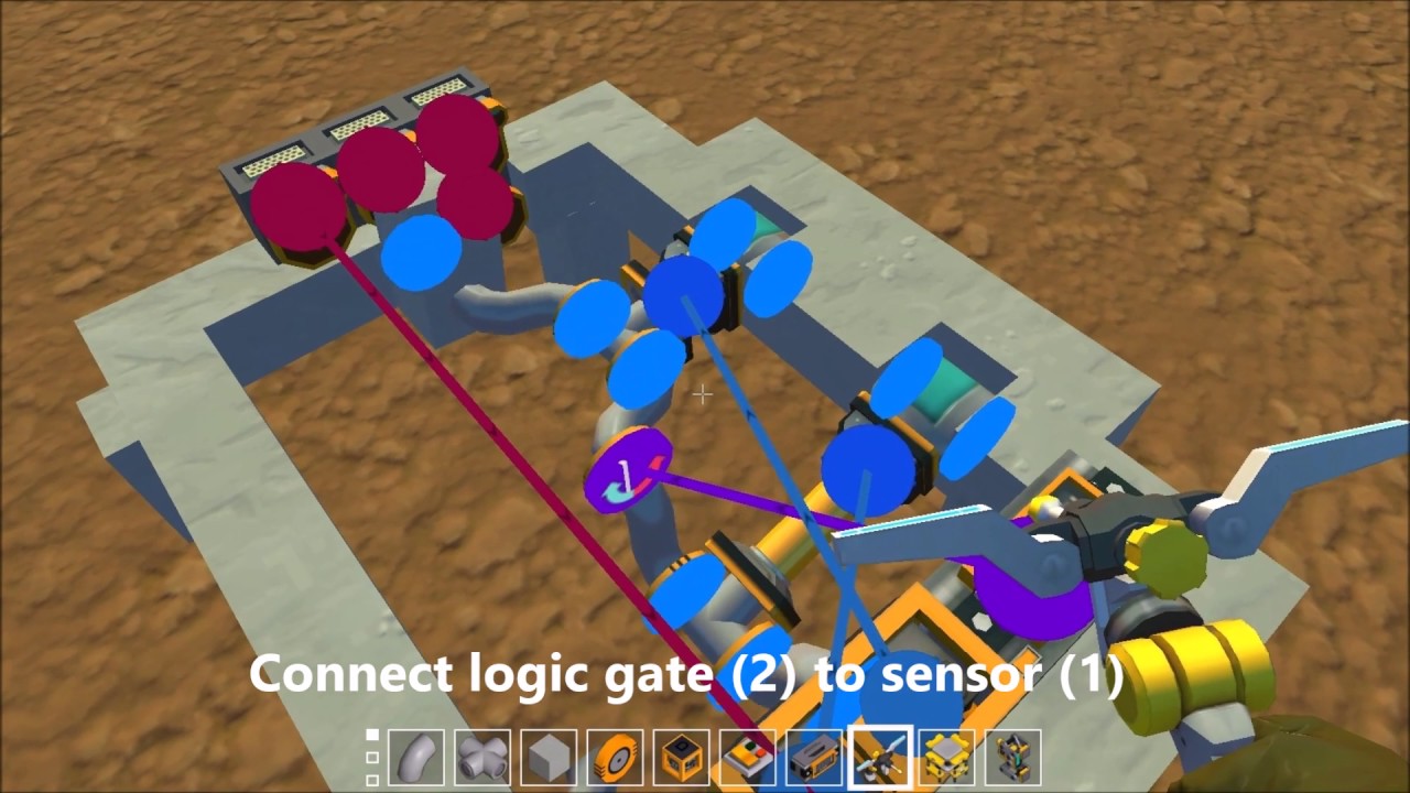Scrap Mechanic-- How to Make a 2-Piston Engine
