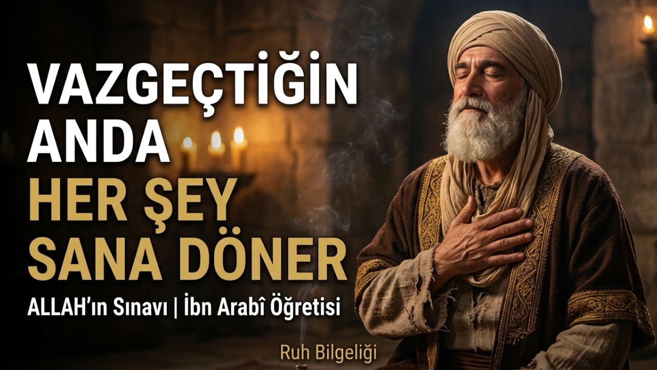 Vazgeçtiğin Anda Her Şey Sana Döner – ALLAH Böyle Sınar | İbn Arabi