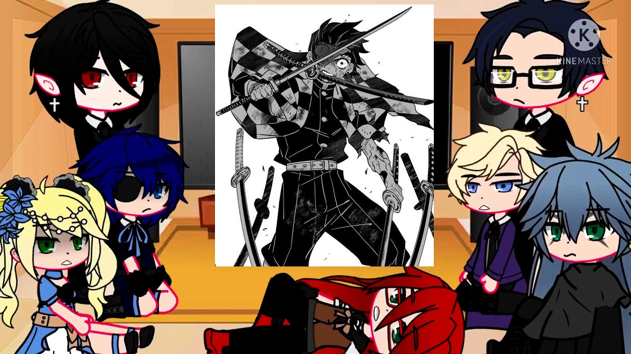 Black Butler React to Demon Slayer