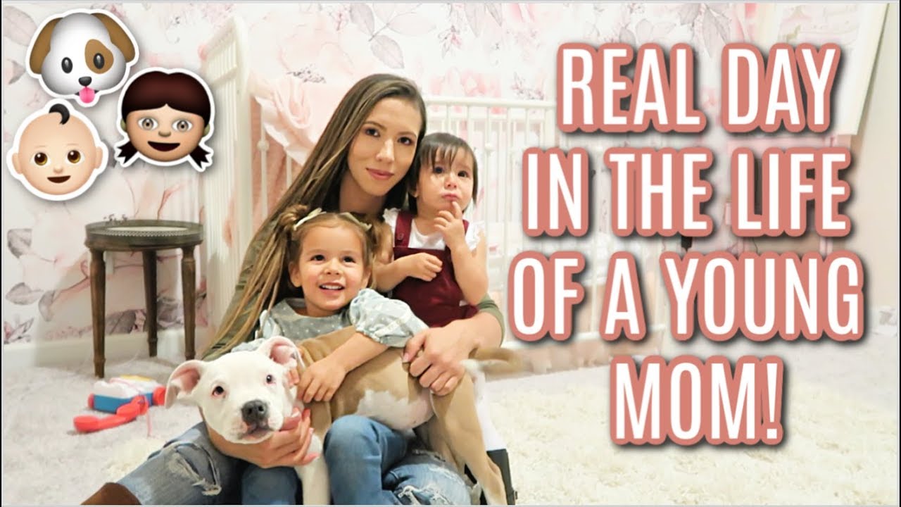 REAL DAY IN THE LIFE OF A YOUNG MOM!