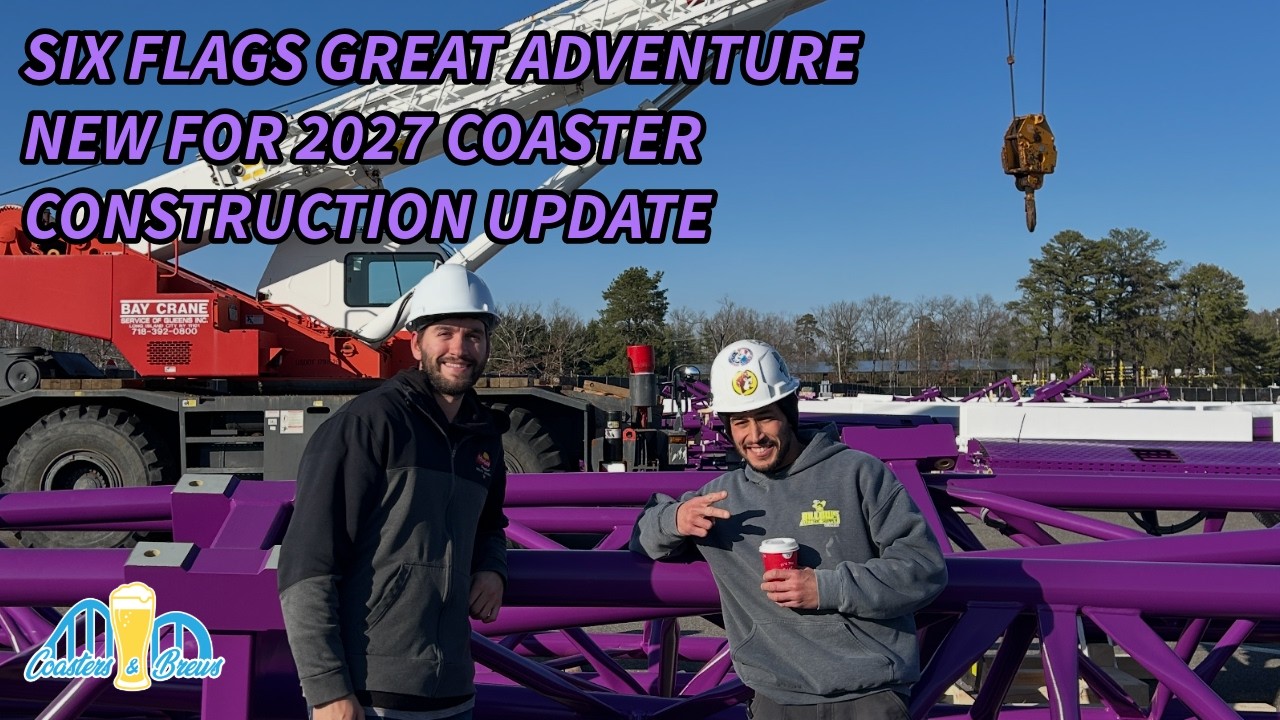Six Flags Great Adventure New for 2027 Coaster Construction Update 2026