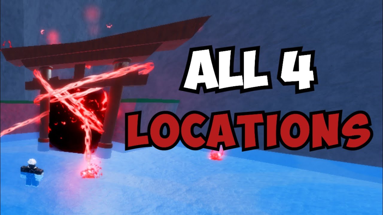 Where to find All 4 Red Gates on Jujutsu Zero