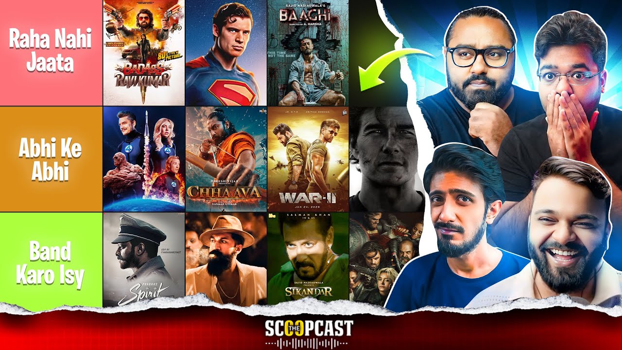 2025 Upcoming Movies Tier Ranking | Scoopcast 127