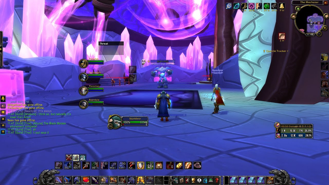 TBC - Prot Warrior -Dungeon tanking | Big Threat, Chill Vibes