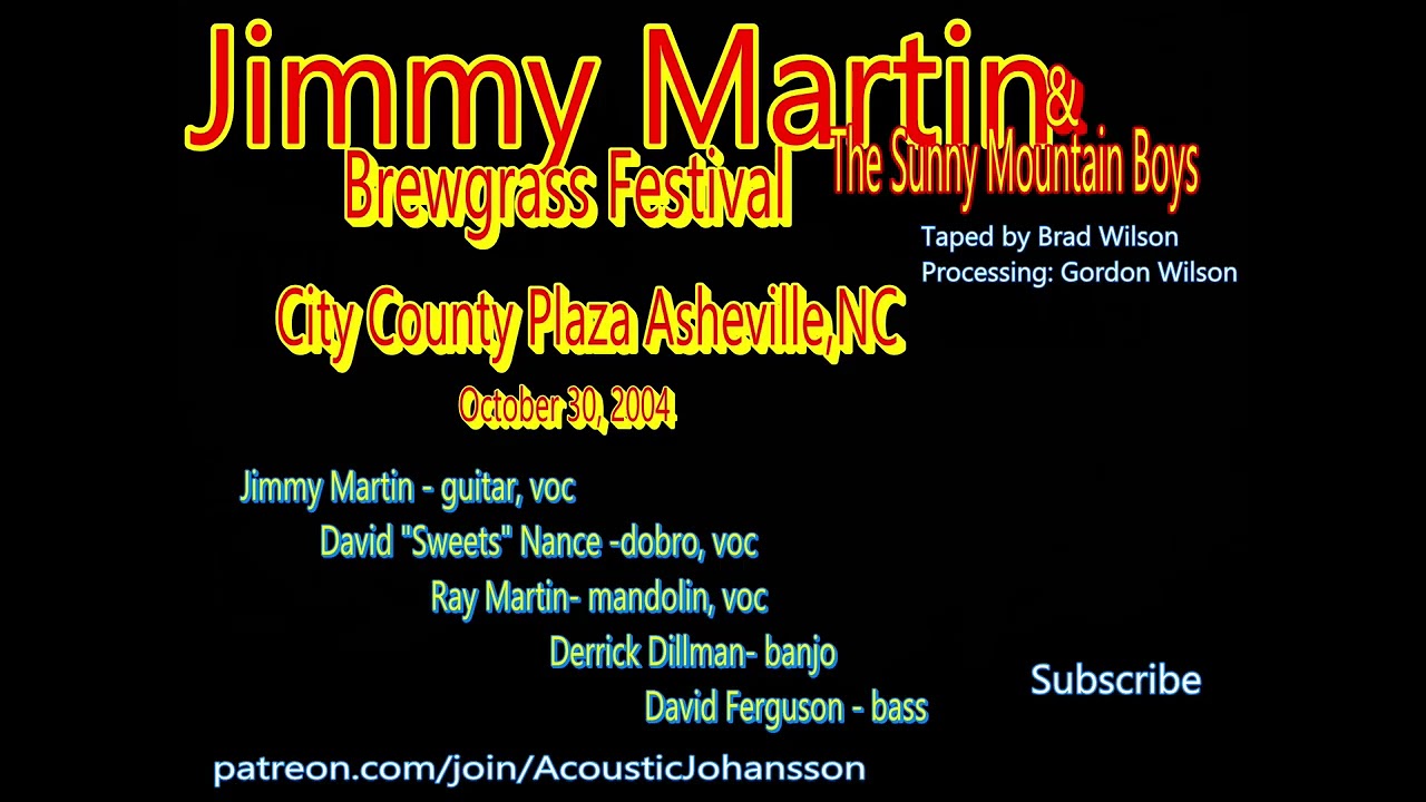 Jimmy Martin   BrewGrass Festival, Asheville, 2004