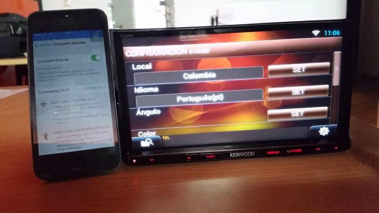 Kenwood DNN9710bt Configuración inicial