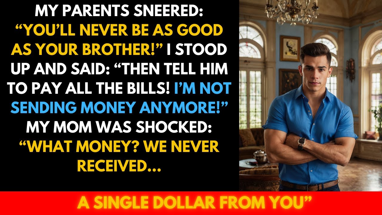 “You’ll Never Be as Good as Your Brother,” My Parents Said—My Reply Left Them Speechless